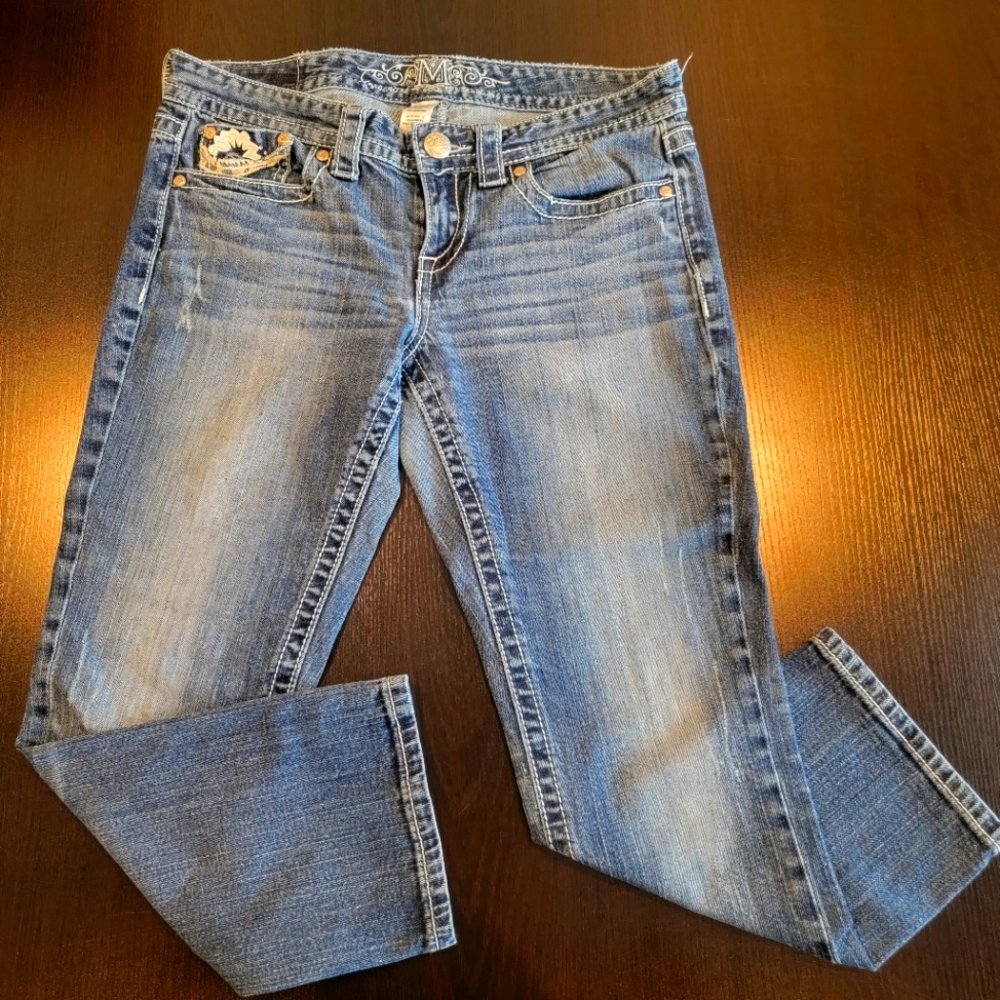 Maurices Premium Size 7/8 Reg Denim Capri